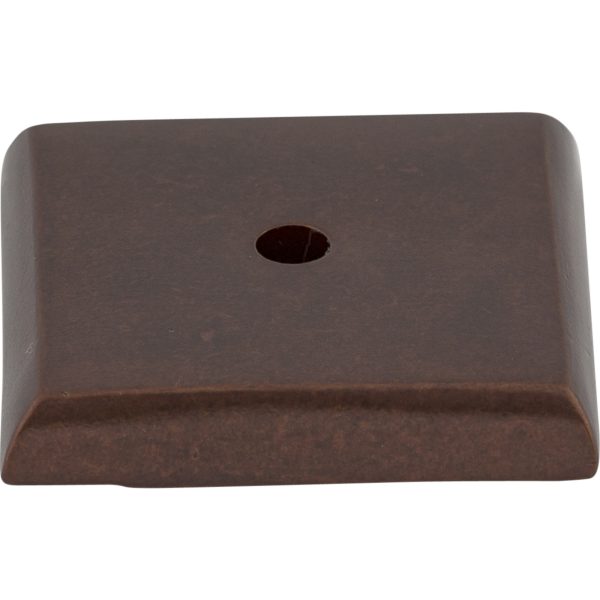 Aspen Square Backplate 1 1/4 Inch Mahogany Bronze