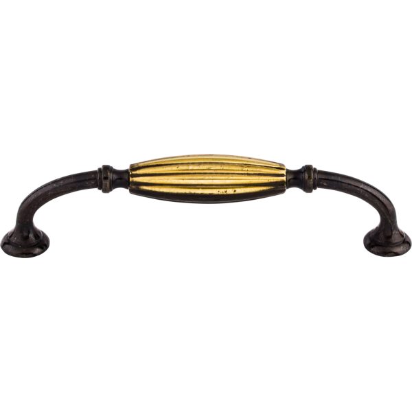 Tuscany D Pull 5 1/16 Inch (c-c) Dark Antique Brass