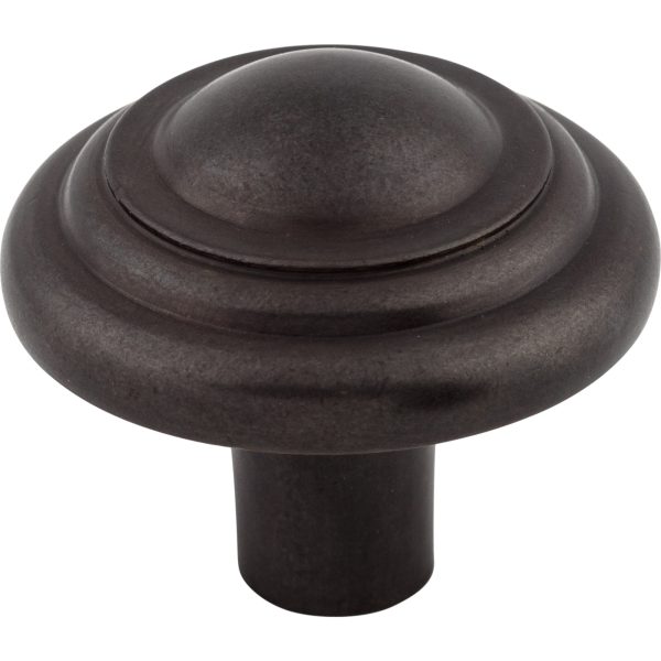 Aspen Button Knob 1 3/4 Inch Medium Bronze