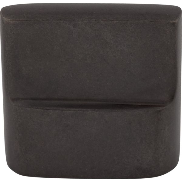 Aspen Flat Sided Knob 7/8 Inch (c-c) Medium Bronze