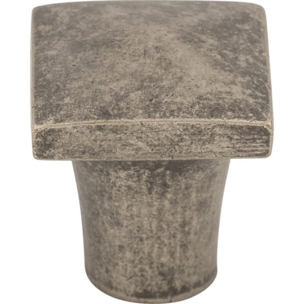 Aspen Square Knob 3/4 Inch Silicon Bronze Light