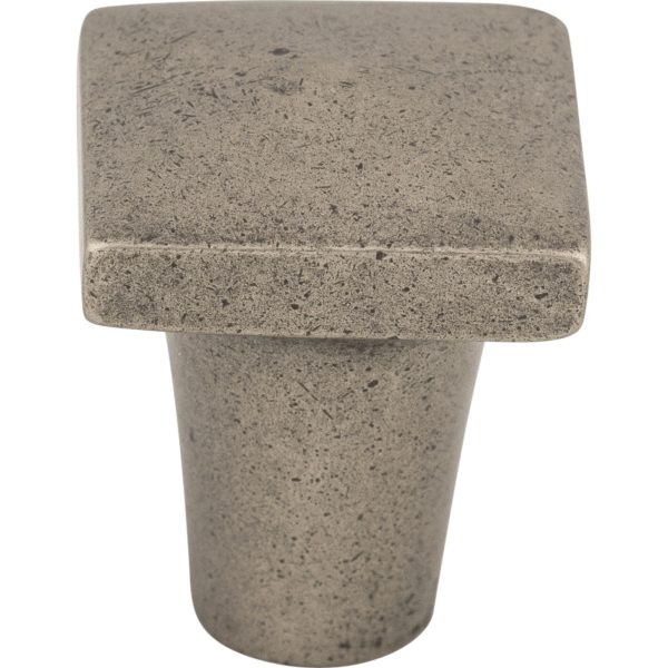 Aspen Square Knob 7/8 Inch Silicon Bronze Light