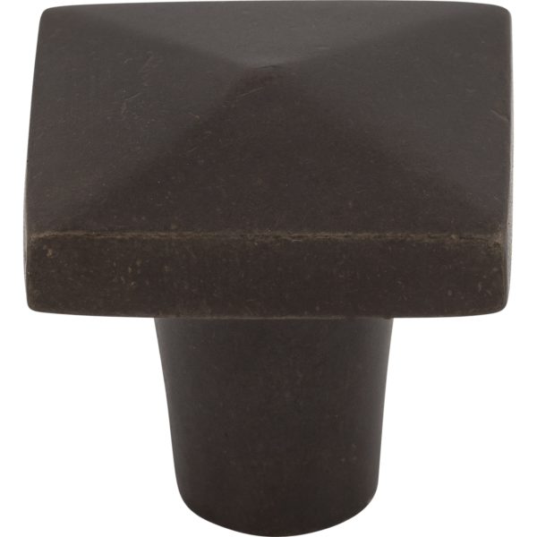 Aspen Square Knob 1 1/4 Inch Medium Bronze