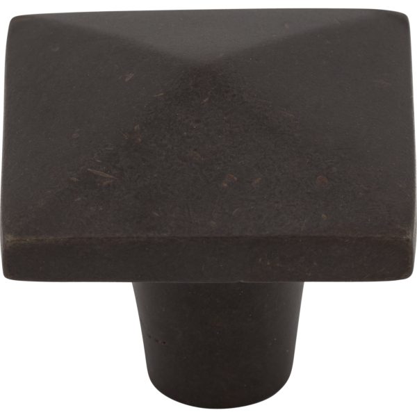Aspen Square Knob 1 1/2 Inch Medium Bronze