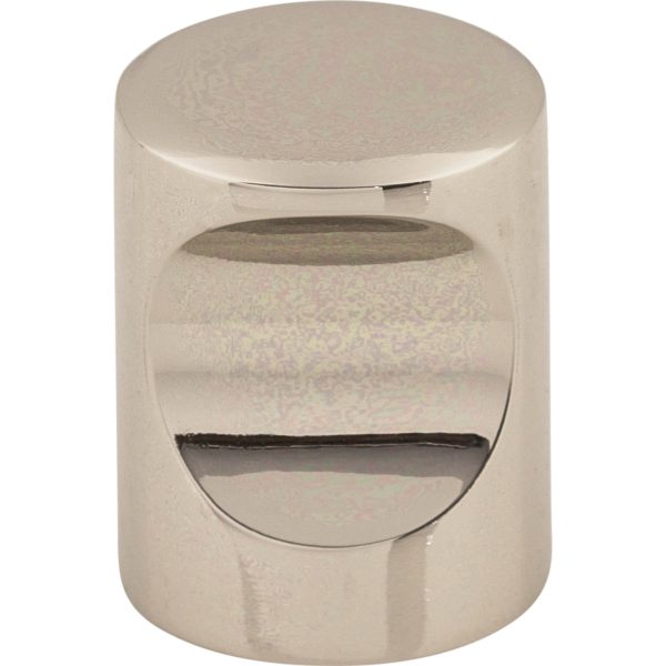 Nouveau Indent Knob 3/4 Inch Polished Nickel