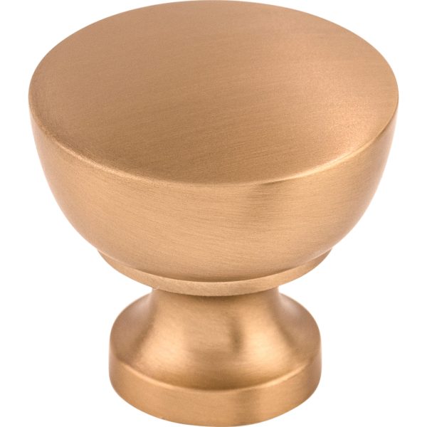 Bergen Knob 1 1/4 Inch Brushed Bronze