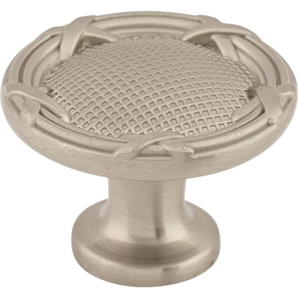 Ribbon & Reed Knob 1 1/4 Inch Brushed Satin Nickel