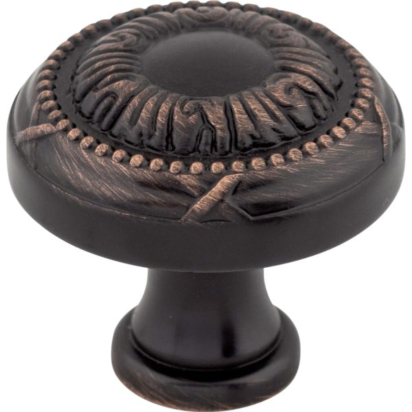 Ribbon Knob 1 1/4 Inch Tuscan Bronze