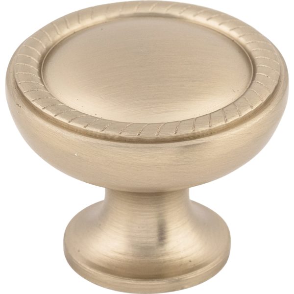 Emboss Knob 1 1/4 Inch Brushed Bronze