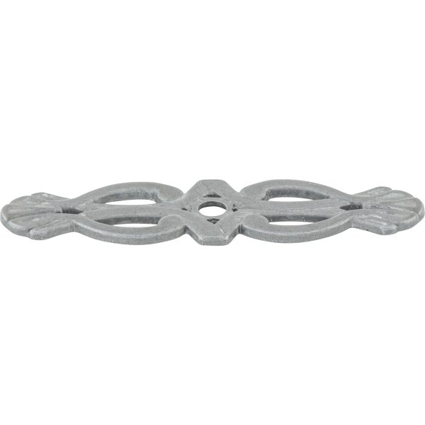 Newton Backplate 3 3/16 Inch Pewter Light
