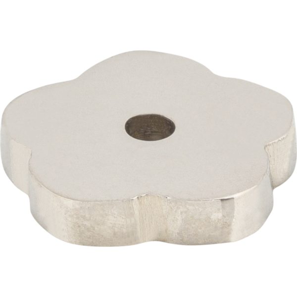 Aspen II Flower Backplate 1 Inch Polished Nickel