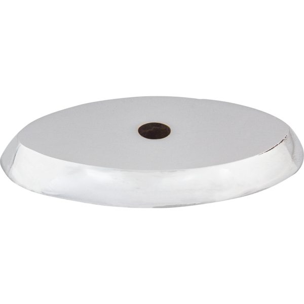 Aspen II Oval Backplate 1 1/2 Inch Polished Chrome