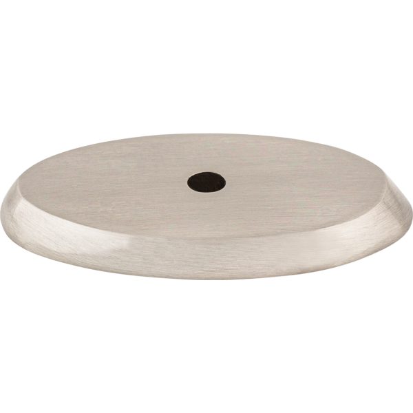 Aspen II Oval Backplate 1 3/4 Inch Brushed Satin Nickel