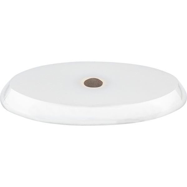 Aspen II Oval Backplate 1 3/4 Inch Polished Chrome