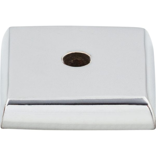 Aspen II Square Backplate 7/8 Inch Polished Chrome