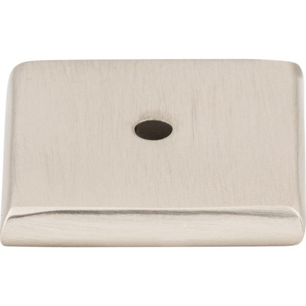 Aspen II Square Backplate 1 1/4 Inch Brushed Satin Nickel