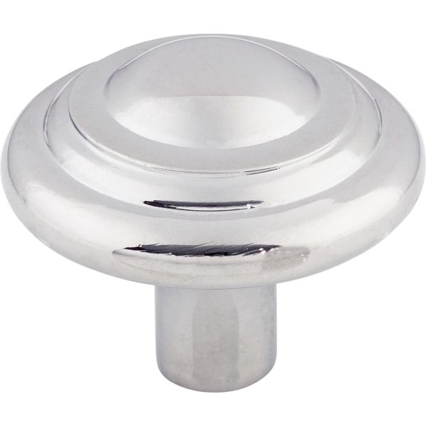Aspen II Button Knob 1 3/4 Inch Polished Chrome