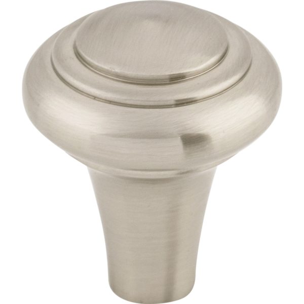 Aspen II Peak Knob 1 Inch Brushed Satin Nickel