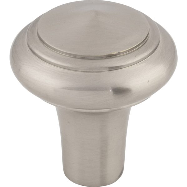 Aspen II Peak Knob 1 1/4 Inch Brushed Satin Nickel