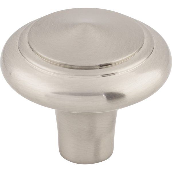 Aspen II Peak Knob 1 5/8 Inch Brushed Satin Nickel