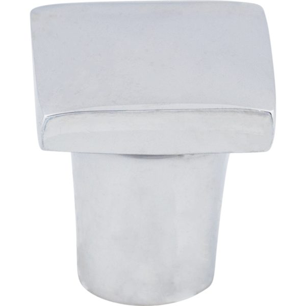 Aspen II Square Knob 3/4 Inch Polished Chrome