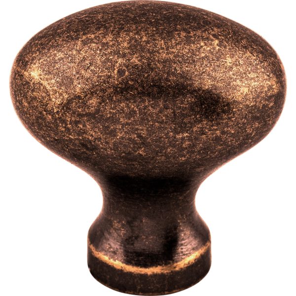 Egg Knob 1 1/4 Inch Antique Copper