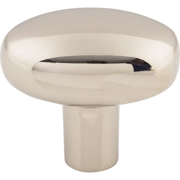 Aspen II Small Potato Knob 1 9/16 Inch Polished Nickel