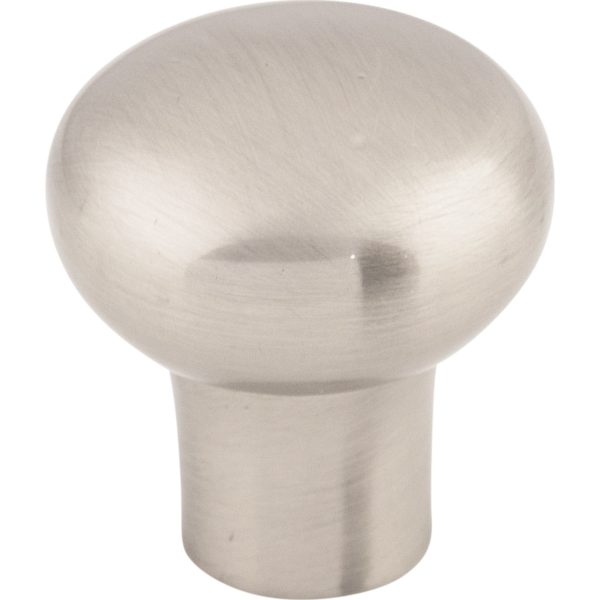 Aspen II Round Knob 7/8 Inch Brushed Satin Nickel