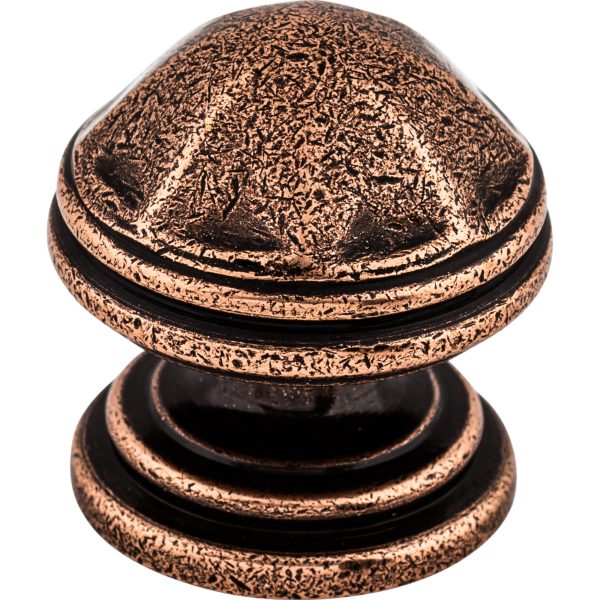 London Knob 1 1/4 Inch Old English Copper
