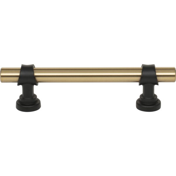 Bit Pull 3 3/4 Inch (c-c) Honey Bronze and Flat Black