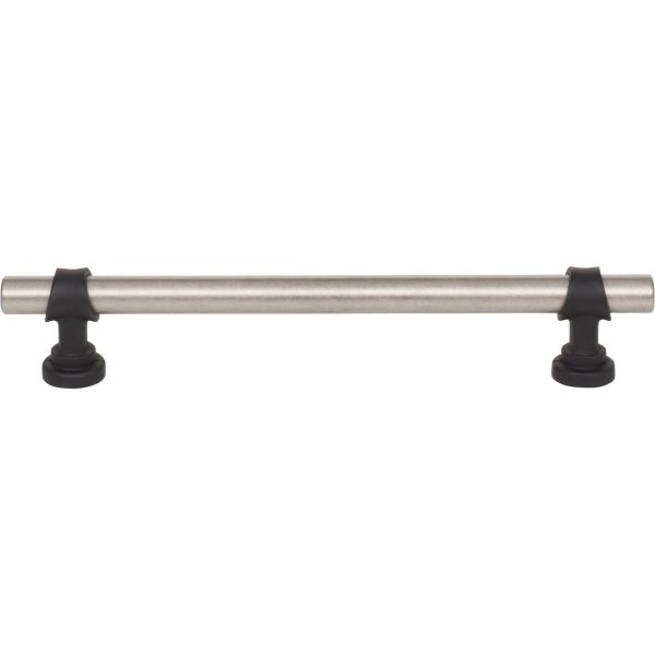 Bit Pull 6 5/16 Inch (c-c) Pewter Antique and Flat Black