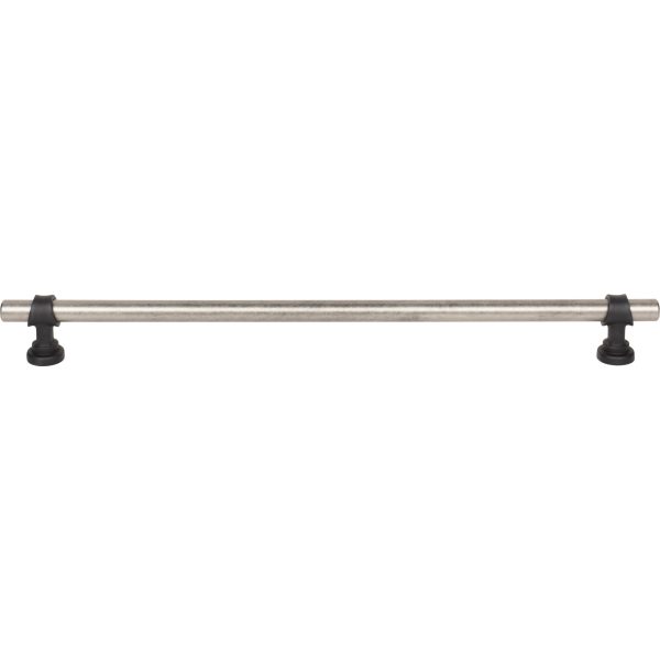 Bit Pull 12 Inch (c-c) Pewter Antique and Flat Black