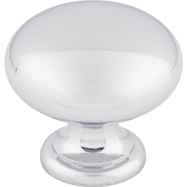 Mushroom Knob 1 1/4 Inch Polished Chrome
