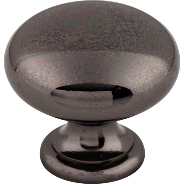 Mushroom Knob 1 1/4 Inch Black Nickel