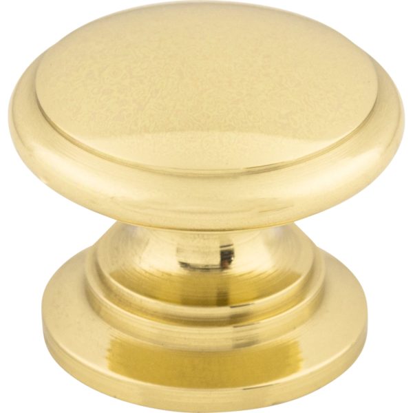 Ray Knob 1 1/4 Inch Polished Brass