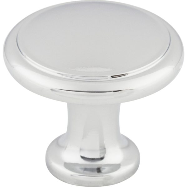 Ringed Knob 1 1/8 Inch Polished Chrome