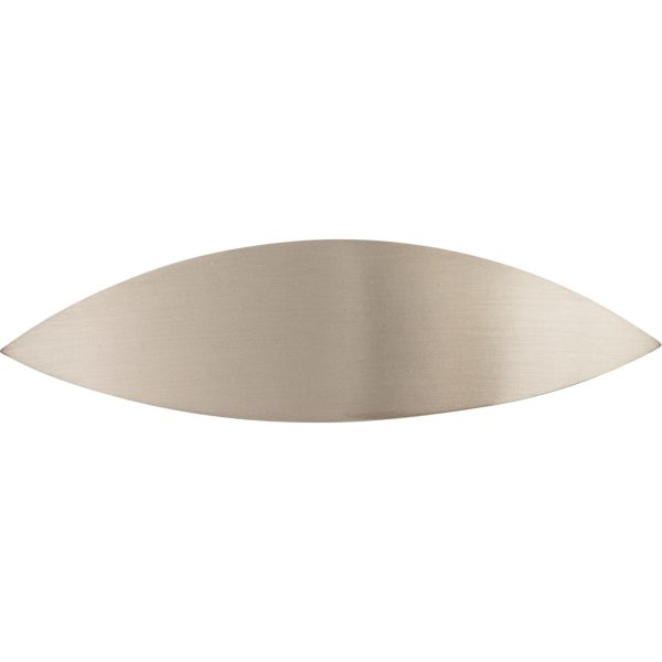 Eyebrow Cup Pull 2 1/2 Inch (c-c) Brushed Satin Nickel