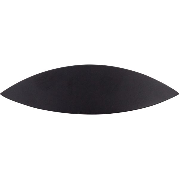 Eyebrow Cup Pull 2 1/2 Inch (c-c) Flat Black