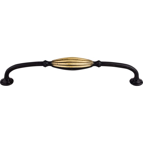 Tuscany D Pull 8 13/16 Inch (c-c) Dark Antique Brass