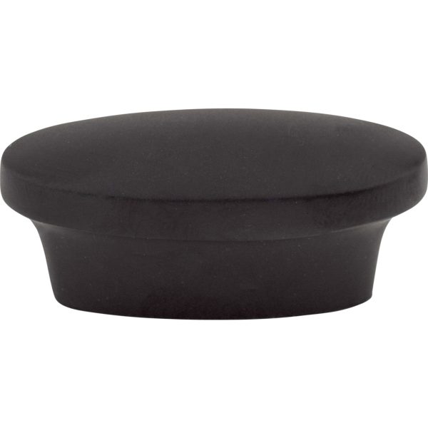 Oval Pull 5/8 Inch (c-c) Flat Black