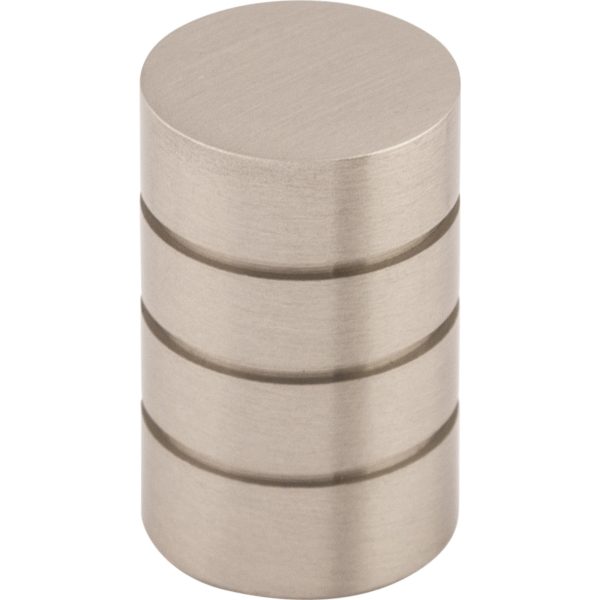 Stacked Knob 5/8 Inch Brushed Satin Nickel