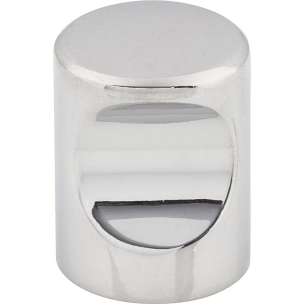 Nouveau Indent Knob 3/4 Inch Polished Chrome