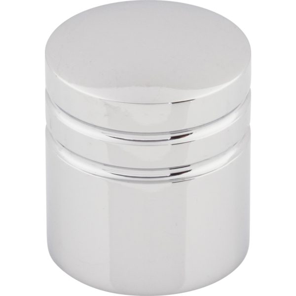 Stacked Knob 1 Inch Polished Chrome
