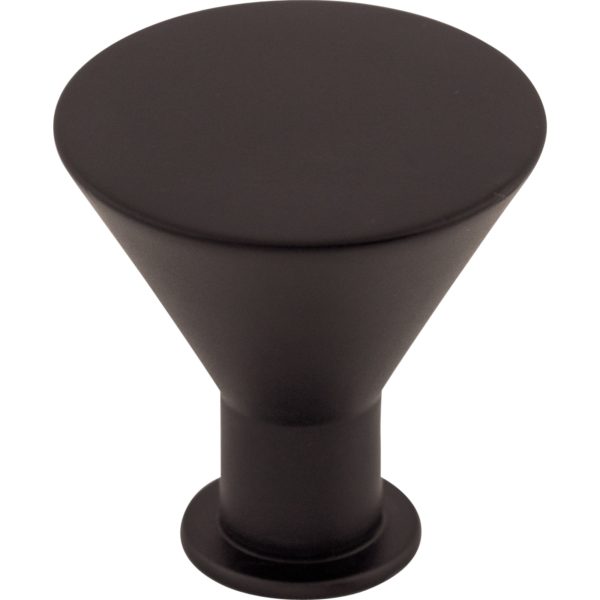 Cocktail Knob 1 3/16 Inch Flat Black