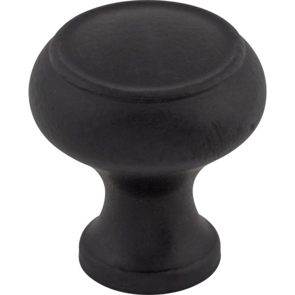 Normandy Knob 1 1/8 Inch Patina Black