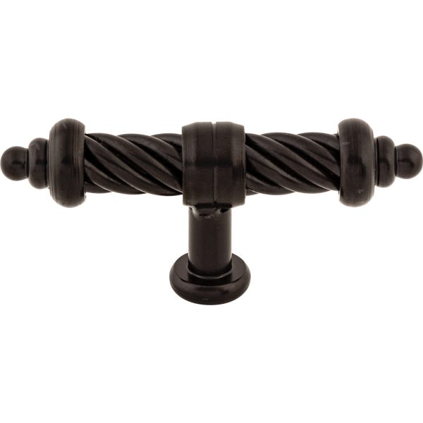 T-Shaped Twist Knob 3 5/8 Inch Patina Black
