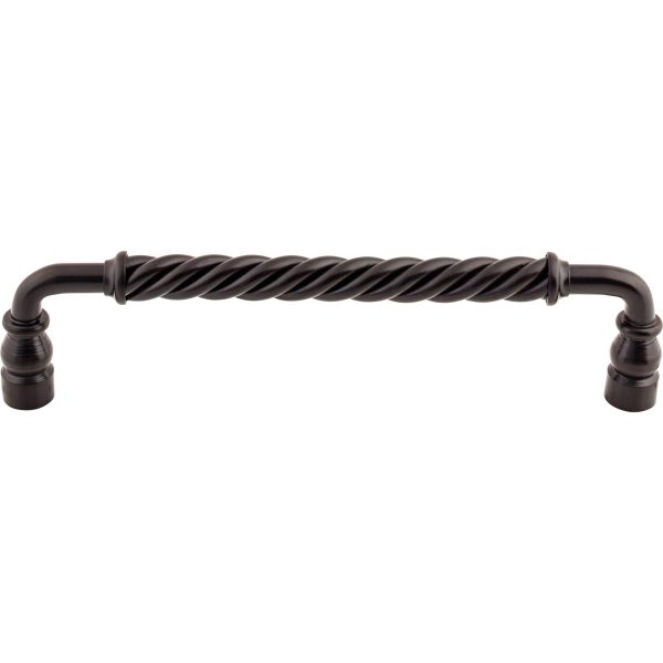 Twisted Bar Pull 8 Inch (c-c) Patina Black