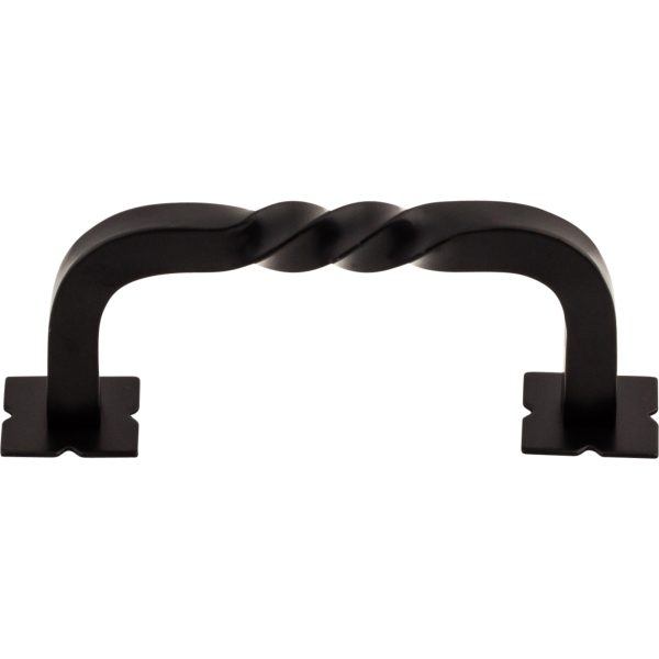 Twist Pull 3 Inch (c-c) w/Backplates Patina Black