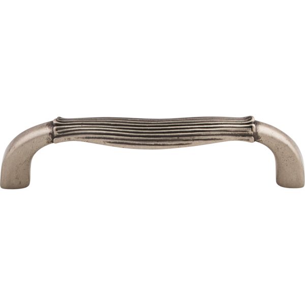 Edwardian Bow Pull 3 3/4 Inch (c-c) Pewter Antique