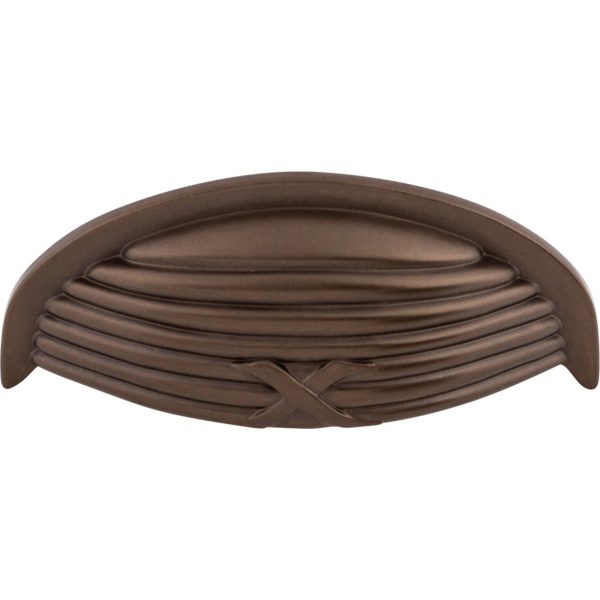 Ribbon & Reed Cup Pull 3 Inch (c-c) Oil Rubbed Bronze